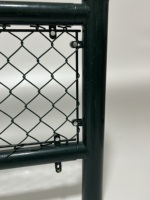 Clôture en treillis métallique écologique en PVC, anti-rouille, pour jardin, cour, barrière périmétrique, filet métallique vert en rouleau