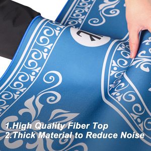 Tapis de table de <span class=keywords><strong>Mahjong</strong></span> en polyester antidérapant pour enfants comprenant une carte de règles de dominos et un panneau de carreaux pour les jeux pour enfants - Product Image 3