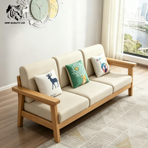 Fournisseur chinois, prix bas, sur mesure, stock important, expédition immédiate, canapé couche, nouveau design, meubles de salon, canapé sectionnel en bois. - Product Image 4