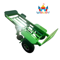 Chariot de transport pliable et ultra-résistant pour gonflables, chariot de remorquage robuste pour le levage de structures gonflables