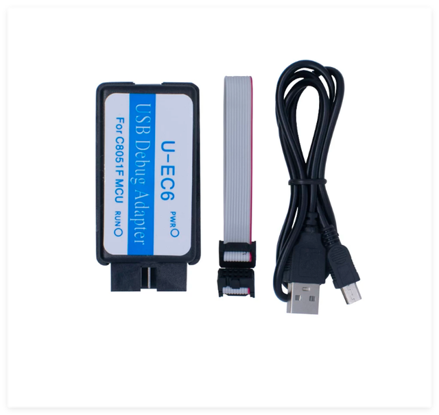 C8051F Emulator Usb Programmer JTAG/C2 Download Cable U-EC6/U-EC5/ML-EC3