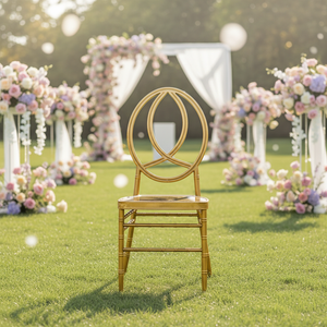 Silla Phoenix al por Mayor para Banquetes <span class=keywords><strong>de</strong></span> Boda, Respaldo Redondo <span class=keywords><strong>de</strong></span> Metal Dorado, para Servicio <span class=keywords><strong>de</strong></span> <span class=keywords><strong>Alquiler</strong></span> <span class=keywords><strong>en</strong></span> <span class=keywords><strong>Sala</strong></span> <span class=keywords><strong>de</strong></span> Estar, Apartamento, Villa - Product Image 1