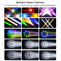 INSIGAI professionnel électronique mise au point DMX512 380w faisceau étanche tête mobile lumière Dj fête extérieur Performance scène lumières
