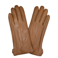 Fabricant de gants professionnels doublure tricotée en peau de chèvre classique hiver chaud écran tactile gants en cuir pour hommes et femmes