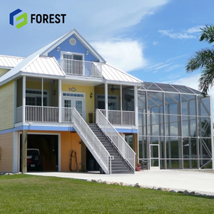 Prêts à être expédiés : bâtiments de jardin préfabriqués modernes en Chine, mini-maisons, villas de luxe en acier léger, cuisines - Product Image 1