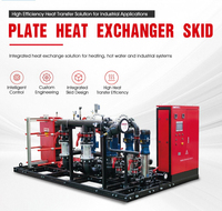 Prix d'usine OEM, unité d'échange thermique en acier au carbone industriel, 50m3/h, 300m3/h, 1000m3/h, 350KW, 2100KW, haute efficacité thermique