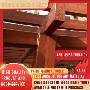 Peinture imitation bois Grain <span class=keywords><strong>de</strong></span> bois Métal Garde-corps Structure en acier Garde-corps Mur extérieur Revêtements à base d'eau Grain <span class=keywords><strong>de</strong></span> bois - Product Image 6