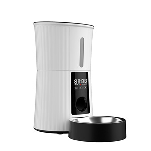 Distributeur automatique de nourriture pour chat et chien 4L avec connexion WiFi, écran tactile LED, enregistreur vocal et système anti-blocage - Product Image 5