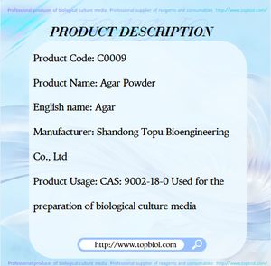 <span class=keywords><strong>Agar</strong></span> Poudre d'<span class=keywords><strong>agar</strong></span> de haute qualité, matière première pour la préparation de milieux de culture biologique - Product Image 2