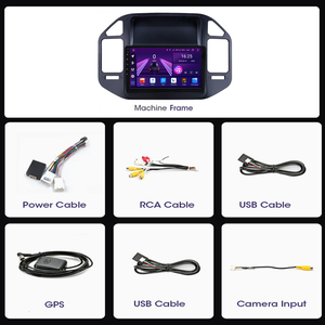 Para Mitsubishi Pajero V73 2004-2011 Radio de coche navegación Android <span class=keywords><strong>MP5</strong></span> reproductor GPS Control Central modificado 2 Din máquina de Audio - Product Image 6