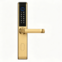 Cerradura Inteligente de Aluminio con Tecnología HR Broken Bridge, Cuatro Colores Opcionales, Contraseña Táctil, Multifunción, para Casa, Villa, Apartamento, Superventas