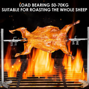 Kit de rôtisserie automatique en acier inoxydable avec moteur pour griller les hot-dogs, le poulet et les steaks - Product Image 3