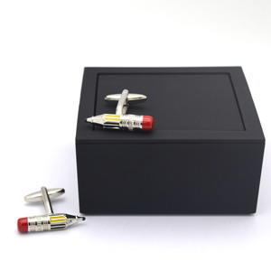 <span class=keywords><strong>Gemelos</strong></span> novedosos de latón francés para hombre, gran oferta, <span class=keywords><strong>gemelos</strong></span> de lápiz de <span class=keywords><strong>caballero</strong></span> para boda, compromiso, fiesta de negocios o regalo - Product Image 2