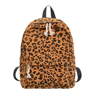 New Casual Embroidery <b>Backpack</b> Unisex <b>Leopard</b> Print Fashion Versatile Student Schoolbag - Product Image 4
