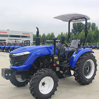 Mini-tracteur certifié CE 35 CV 4x4, essieu renforcé, forte capacité de charge pour les opérations en verger et en jardin