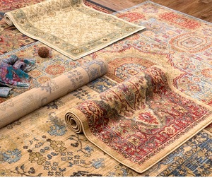 Tapis en cachemire style ethnique rétro américain pour salon, canapé, <span class=keywords><strong>table</strong></span> basse, chambre à coucher marocaine, chevet, fait <span class=keywords><strong>main</strong></span> à la machine, livraison le lendemain - Product Image 6