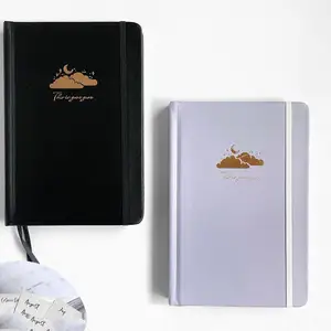 LABON Daydream sin fecha 12 meses para hacer lista planificador PU diario de cuero vegano con pegatina encuadernación de costura de hilo de tapa dura - Product Image 1
