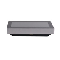 7 "affichage tactile de cadre d'alliage d'aluminium affichage capacitif plat pur affichage tactile d'Usb pour Windows Linux Android POS