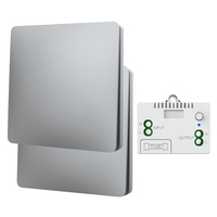 Télécommande intelligente sans fil RF433 à bouton poussoir auto-alimenté Interrupteur mural étanche ABS dans les panneaux muraux auto-alimentés