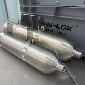Cilindro de Muestra de Gas para Laboratorio Nai-Lok S31254 6Mo 1800psi Sin Costuras 100-2000ml - Product Image 2