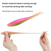 Leurre souple de pêche 18cm 18g en silicone TPR, type Jerk Shad Tail, flottant, pour eau salée