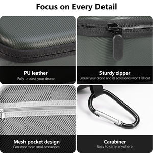 Amazear Custom EVA Drone Case impermeable a prueba de golpes portador de almacenamiento protector para Drones accesorios transporte conveniente - Product Image 4