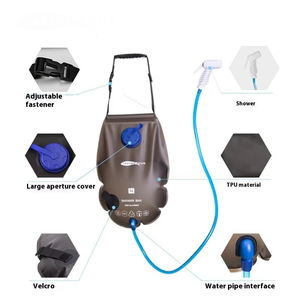 Sac <span class=keywords><strong>de</strong></span> douche solaire 5L rapide chaleur TUP étanche Portable douche extérieure <span class=keywords><strong>suspendu</strong></span> stockage d'eau Camping plage RV <span class=keywords><strong>bain</strong></span> lavage - Product Image 2