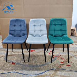 <span class=keywords><strong>Chaise</strong></span> de salle à manger moderne en gros, dossier haut, polyvalente, revêtement en <span class=keywords><strong>velours</strong></span>, design contemporain, maison, <span class=keywords><strong>bureau</strong></span>, bar, appartement, lumière - Product Image 1
