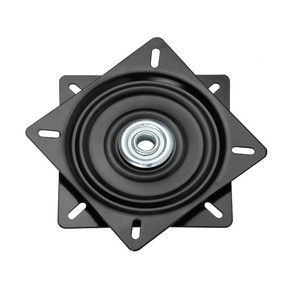 Plataforma giratoria Albora sin retorno, acabado negro, 160x160 - Product Image 1