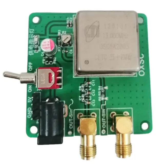 New 10MHz / 13MHz OCXO Constant Temperature Crystal Oscillator Frequency Reference Clock Calibrator