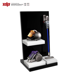 TERMEIN - Expositor <span class=keywords><strong>de</strong></span> Electrónica en Niveles Blanco y Negro, Soporte <span class=keywords><strong>de</strong></span> Exhibición para Aspiradora Inalámbrica, para Promoción POP en Supermercados - Product Image 1