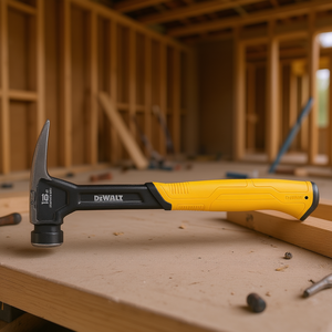 Martillo para Enmarcar DeWalt de 16 Onzas con Cabeza de Acero y Mango Amarillo - Product Image 3
