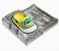 Nouvelle conception de moule Huazhida pour pantoufles en EVA bicolores – Échantillon de chaussures, nouveau modèle, plaque de moule de bonne qualité