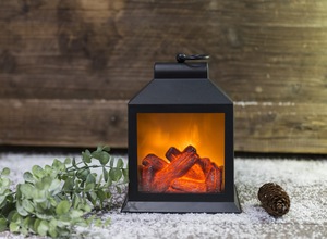 Lanterne décorative LED chaude en forme de cercle en plastique populaire et nouvelle pour la maison, pour Noël et les fêtes, alimentée par piles - Product Image 5