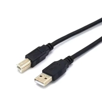 2M niquelado USB2.0 tipo A macho a B macho Cable de datos de impresora AM a BM USB 2,0 Cable de impresora para Escáner de impresora de computadora