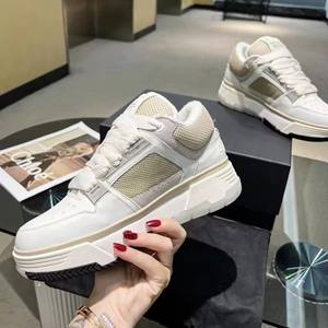 Zapatos de Diseñador de Alta Calidad, Nuevos, de Lujo, Negros y Blancos, Zapatos Casuales de Cuero y Goma para Hombre, Zapatos Deportivos de Diseñador, Zapatos Amiry para Hombre - Product Image 5