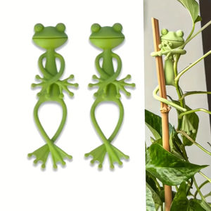 Support de plante grenouille mignon, attache pour pot de fleurs, clips de fixation pour plantes grimpantes, support de plante pour branches grimpantes de jardin - Product Image 1
