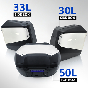Juego de 3 Maletas Traseras y Laterales de 50L, 33L y 30L para Motocicleta Honda XL750 Transalp, Maletas Laterales, <span class=keywords><strong>Baúl</strong></span>, Modificación y Mejora - Product Image 2