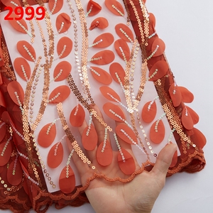 2999 rose dentelle africaine <span class=keywords><strong>tissu</strong></span> 2022 dernière nigérian français 3D fleur avec paillettes maille Net Tulle dentelle pour mariée <span class=keywords><strong>robe</strong></span> de <span class=keywords><strong>demoiselle</strong></span> <span class=keywords><strong>d</strong></span>'<span class=keywords><strong>honneur</strong></span> - Product Image 2