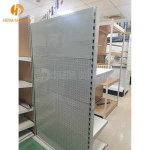 Mỹ Phong Cách Cong Kim Loại Siêu Thị Kệ Nhiệm Vụ Nặng Nề Hiển Thị Kệ Gondola Kệ Cho Cửa Hàng Bán Lẻ - Product Image 3