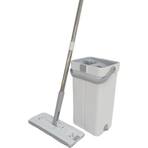 Marché <span class=keywords><strong>russe</strong></span> 360 °   Serpillère plate intelligente rotative et mains libres avec seau pour le nettoyage domestique - Product Image 5