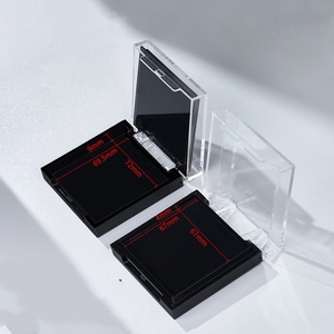 Affichage Portable en plastique solide Double couche pour presse sur les ongles en acrylique Boîtes de rangement carrées pour ongles avec emballage de ruban adhésif - Product Image 6