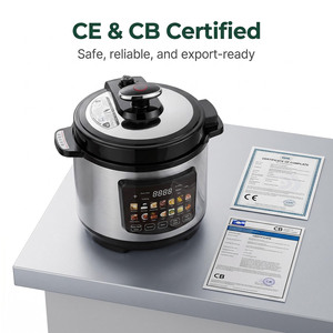 Autocuiseur Électrique <span class=keywords><strong>5</strong></span> <span class=keywords><strong>Litres</strong></span> Personnalisable 900W Tension Universelle 110V 220V Multifonctionnel pour Soupe, Ragoût et Riz avec CE CB - Product Image 3