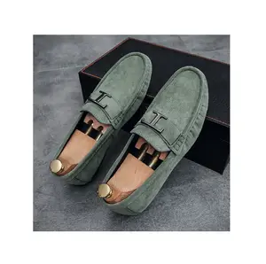 Loafer Shoes In Stock Men's Casual Flat Fashion Slip On Driving Shoes Casual Flat Loafer Boat Shoes