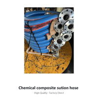 Tuyau composite pour transfert de produits chimiques 15 bars EN13765 en acier inoxydable 304 pour usine industrielle