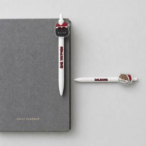 Stylo à breloque personnalisé, stylo gel avec pendentif en acrylique sur mesure, papeterie esthétique Macaron, cadeau pour enseignant, fournitures de bureau Kawaii, en gros - Product Image 5