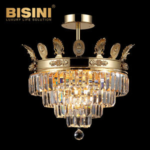 Luminaires de hall d'exposition de maison de style luxueux, lustre en cristal ASFOUR égyptien aswaat, lustre d'éclairage de villa de luxe - Product Image 5