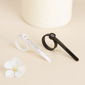 เครื่องมือวัดขนาดแหวน เทปนุ่มสำหรับวัดขนาดนิ้วมือ มาตรฐาน US UK EU - Product Image 3