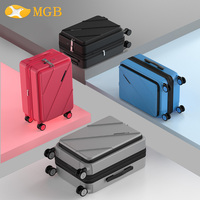Valise MGB G4 de la marque Best Luggage Brands, design tendance, grande capacité, roues silencieuses à double rangée, avec serrure TAS.