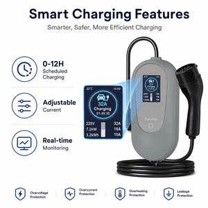 Chargeur EV portable haut de gamme 3,5 kW GBT, station de charge rapide AC universelle pour véhicules électriques CE FCC pour BYD Han Song Plus EV - Product Image 5